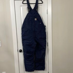 Mens FR Carhartt insulated bibs